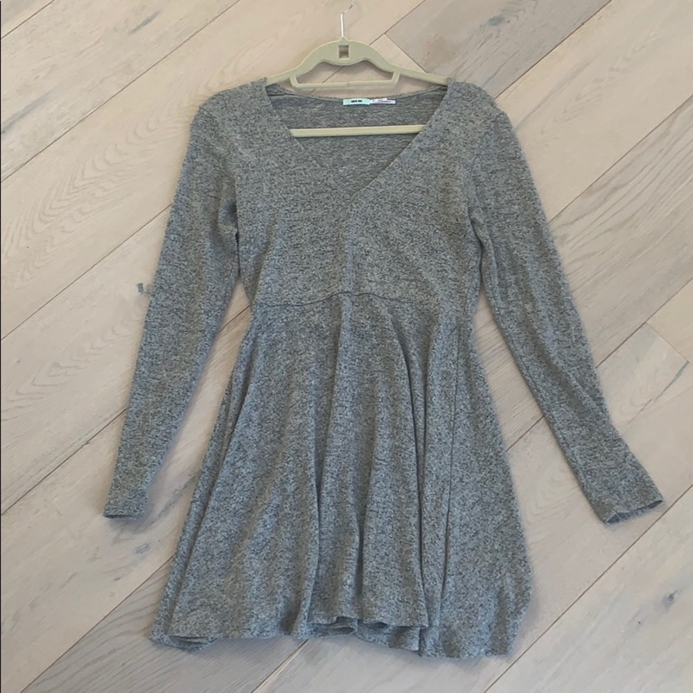 long sleeved urban outfitters sweater dress